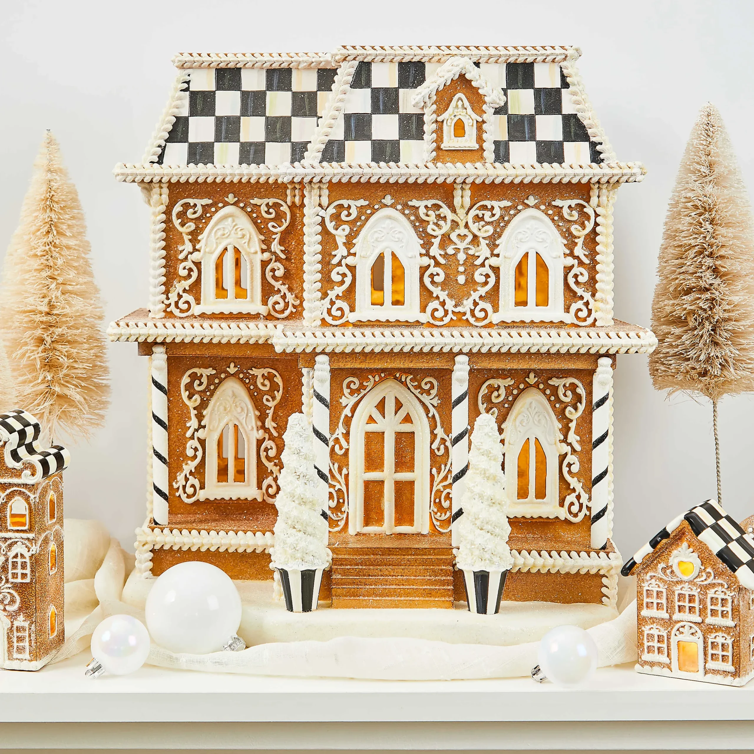 Holiday|Room Accents|MacKenzie-Childs Gingerbread Illuminated House