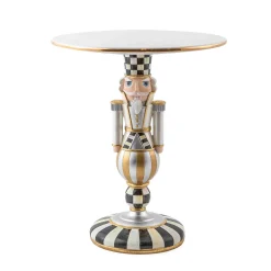 Holiday|Serveware|MacKenzie-Childs Glam Up Buckingham Nutcracker Pedestal Platter