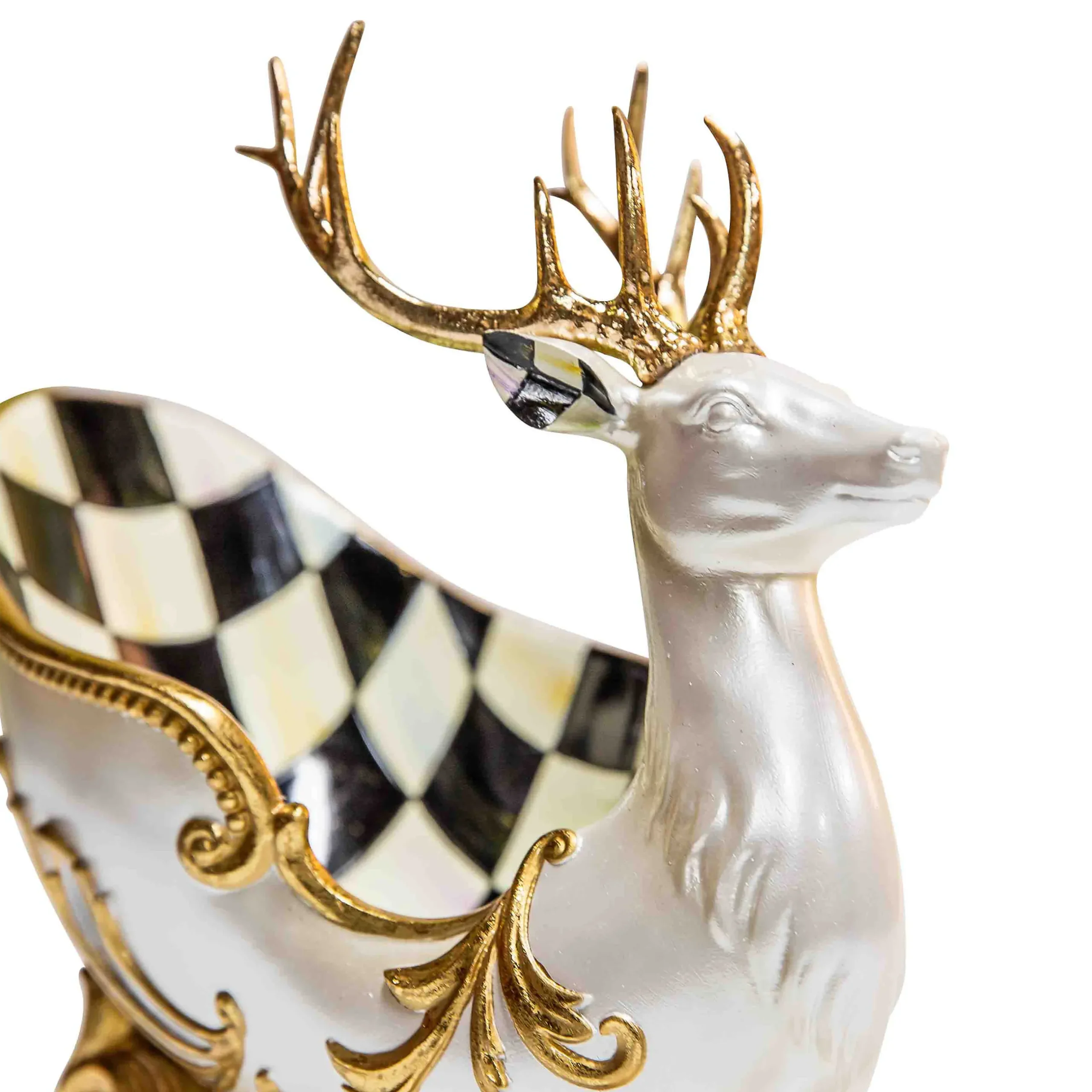 Holiday|Room Accents|MacKenzie-Childs Glam Up Deer Sleigh