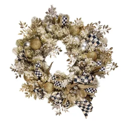 Holiday|Greenery & Florals|MacKenzie-Childs Glam Up Illuminated Wreath