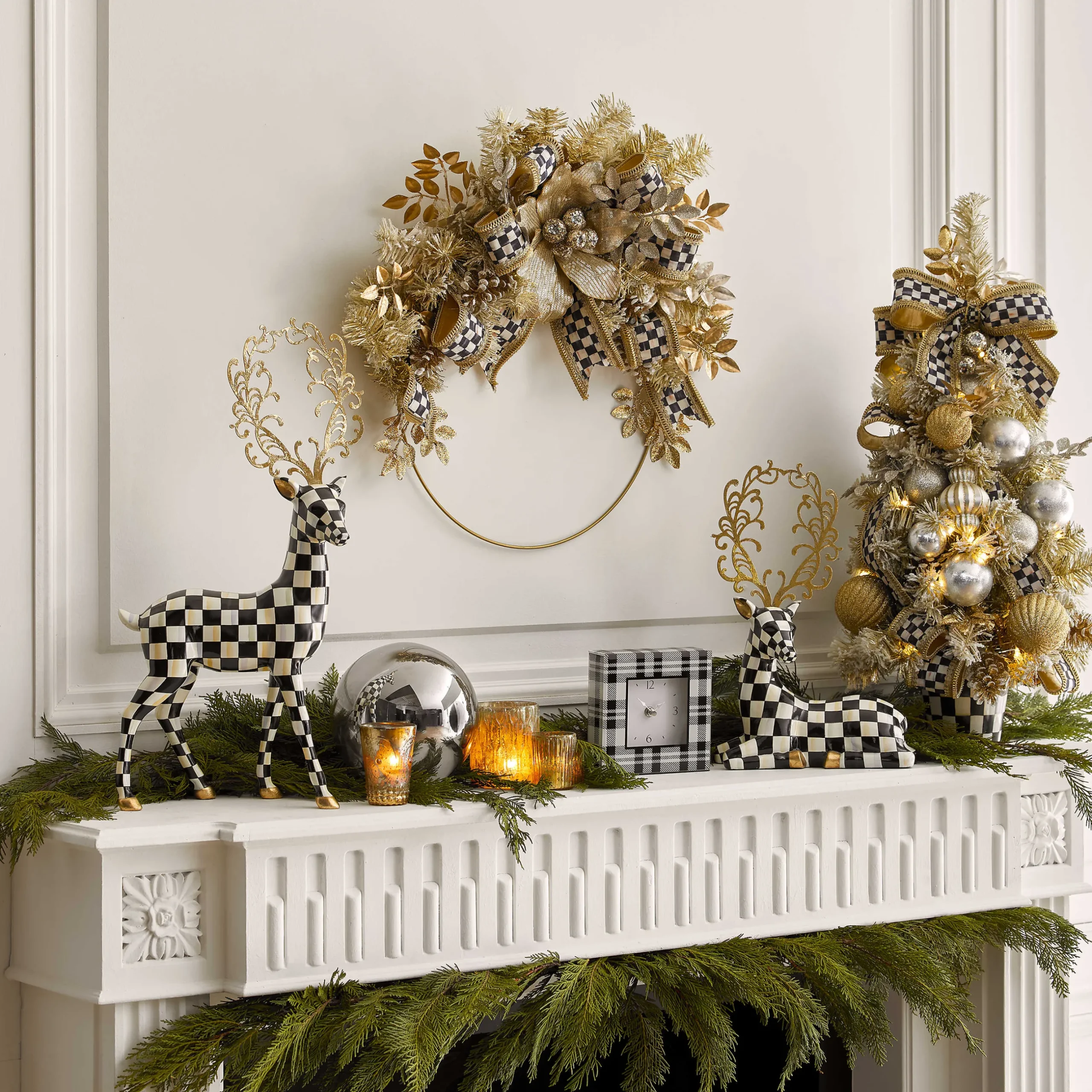 Holiday|Room Accents|MacKenzie-Childs Glam Up Resting Deer
