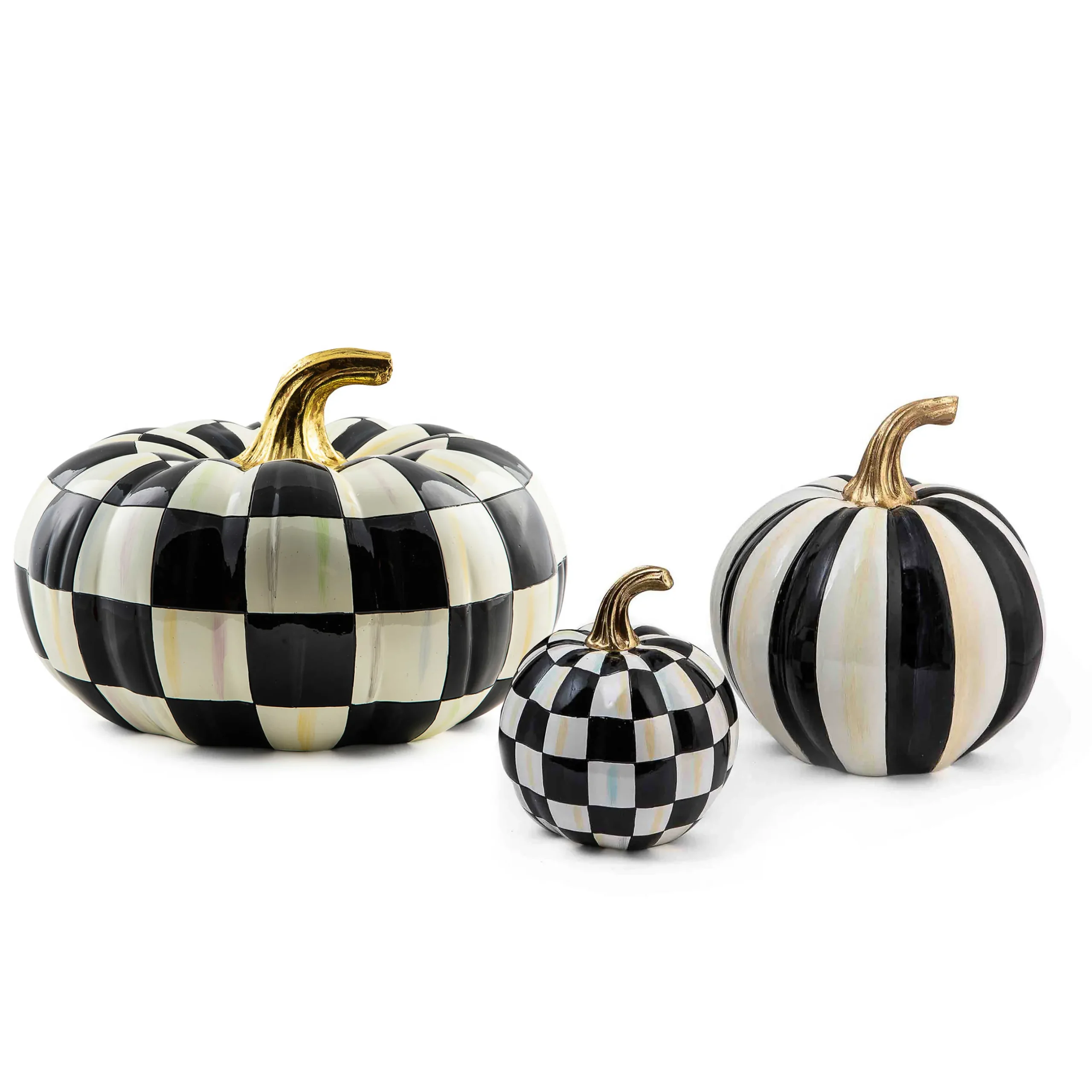 The Halloween Shop|The Fall Shop|MacKenzie-Childs Glossy Pumpkins - Set of 3