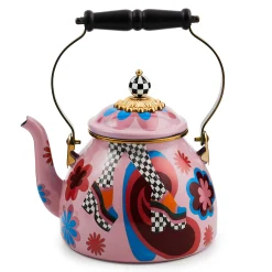 Fall Entertaining|Tea Kettles|MacKenzie-Childs Go Go 2 Quart Tea Kettle