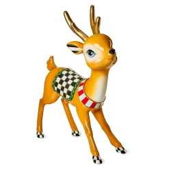 Outdoor|MacKenzie-Childs Granny Kitsch Check Trophy Deer