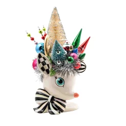 Holiday|Room Accents|MacKenzie-Childs Granny Kitsch Deary Deer Centerpiece