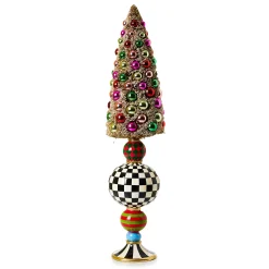 Room Accents|MacKenzie-Childs Granny Kitsch Large Bottle Brush Pedestal Tree