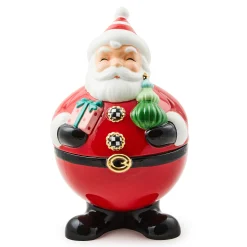 Holiday|Room Accents|MacKenzie-Childs Granny Kitsch Santa Cookie Jar