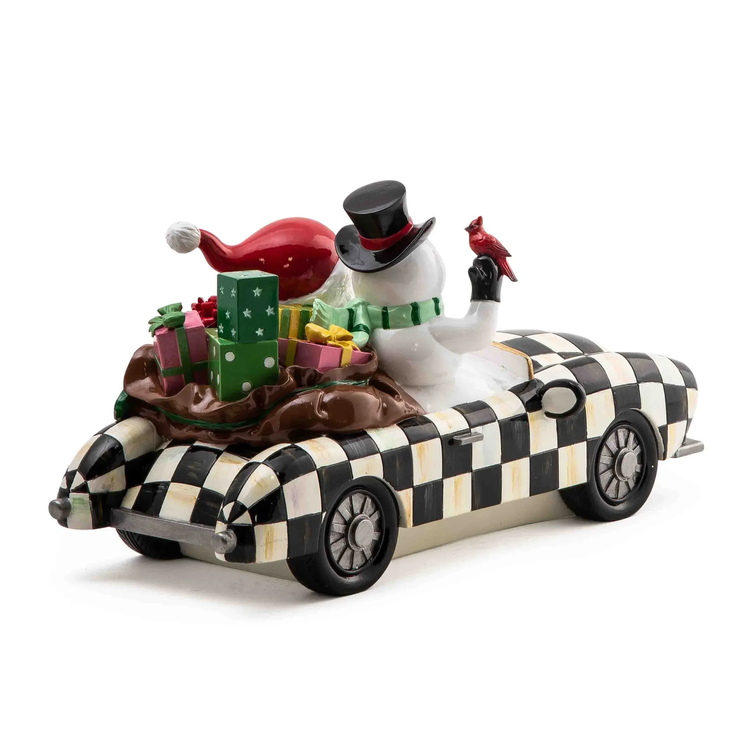 Holiday|Room Accents|MacKenzie-Childs Granny Kitsch Special Delivery Santa In Car