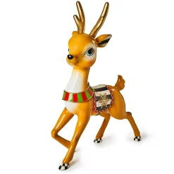 Outdoor|MacKenzie-Childs Granny Kitsch Stripe Trophy Deer