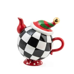 Holiday|Tea Kettles|MacKenzie-Childs Granny Kitsch Tipsy Teapot