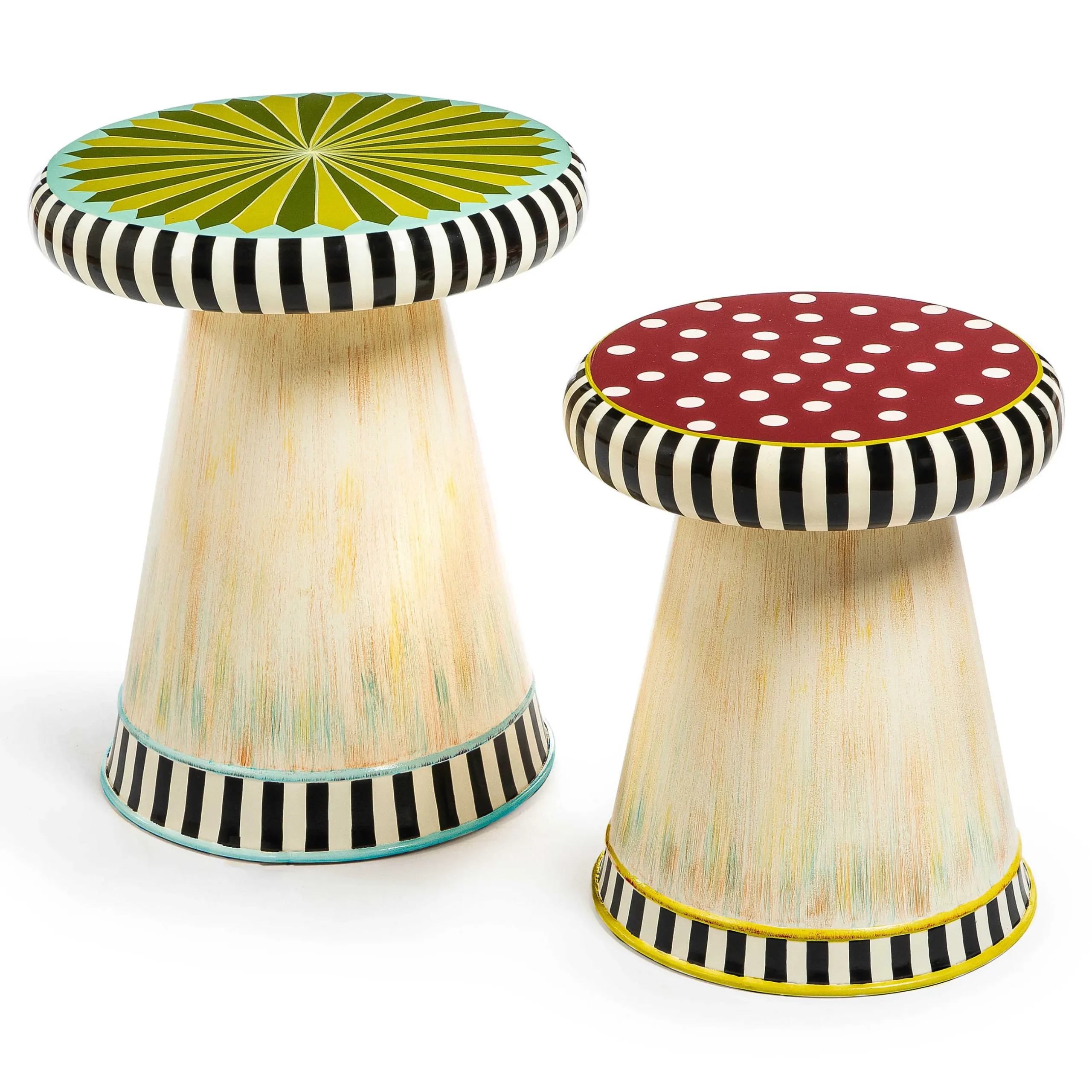 Outdoor|Spring|MacKenzie-Childs Green Large Outdoor Toadstool