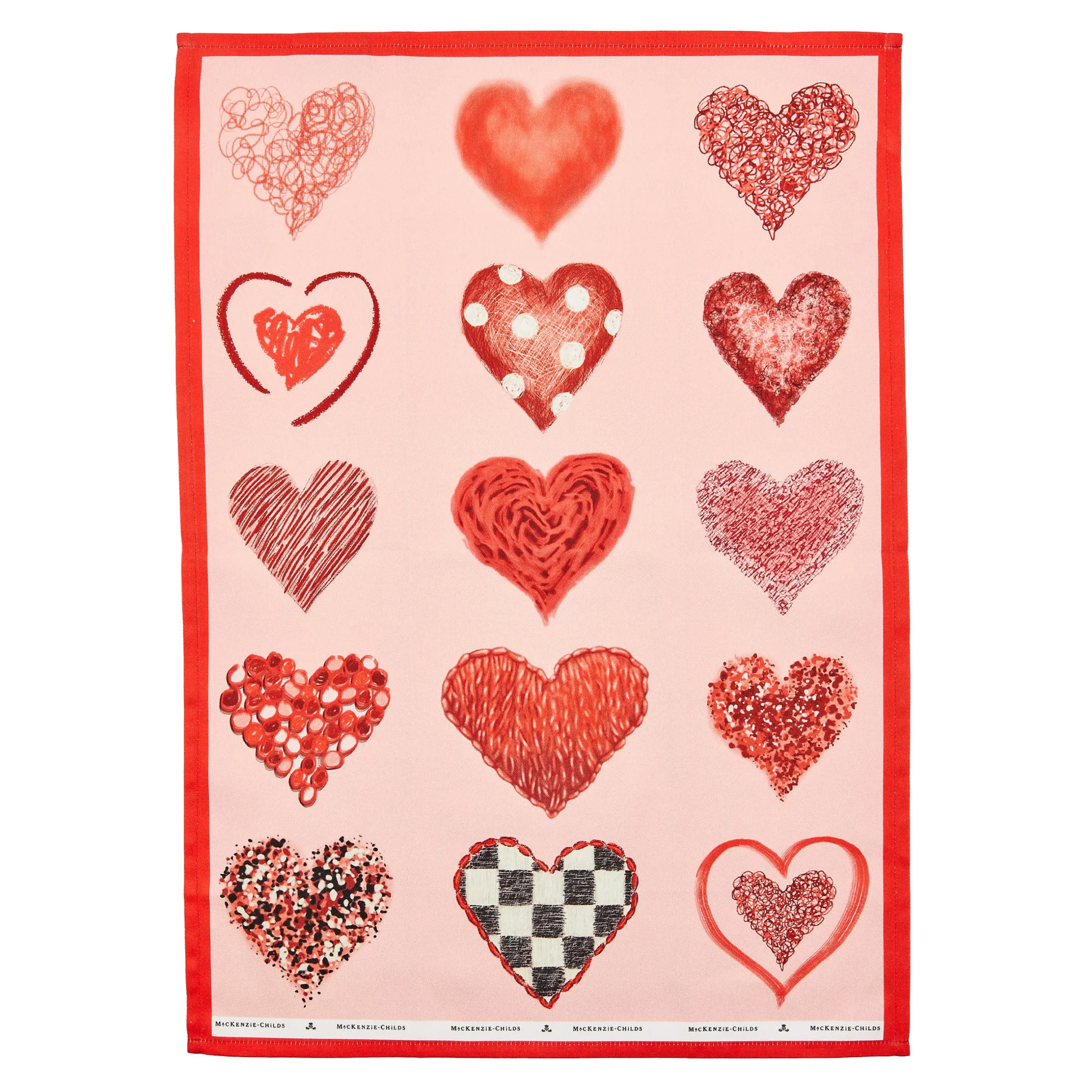 Kitchen & Table Linens|MacKenzie-Childs Heart Dish Towel