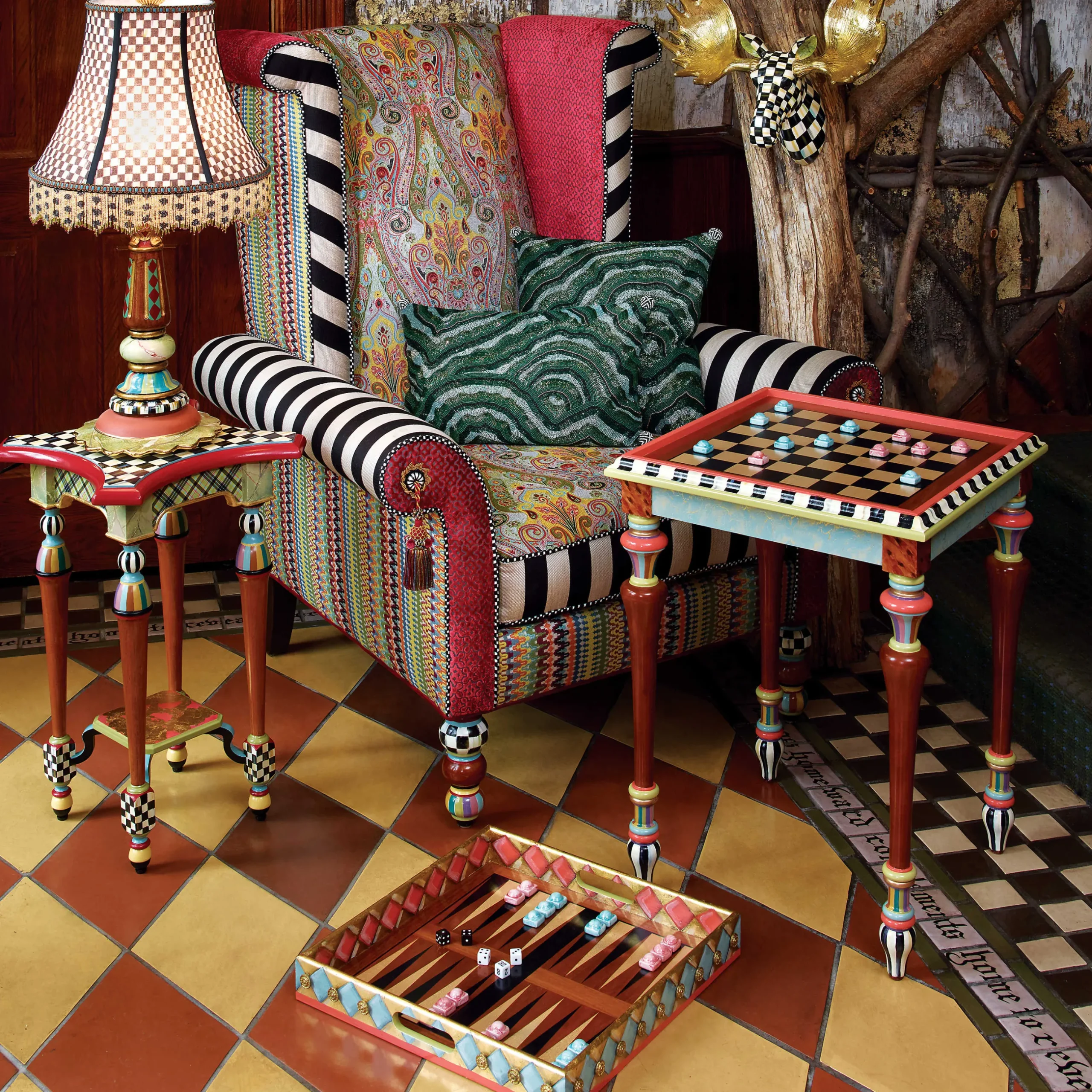 Room Accents|Lighting|MacKenzie-Childs Highland Table Lamp