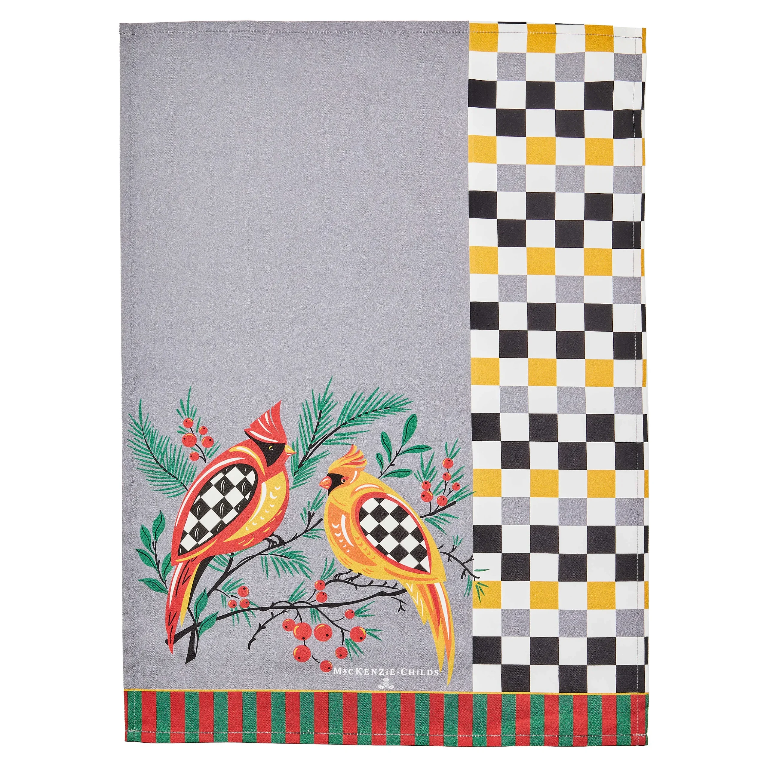 Holiday|Kitchen & Table Linens|MacKenzie-Childs Holiday Cardinal Dish Towel