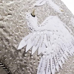 Pillows, Throws, & Cushions|MacKenzie-Childs Holiday Swan Throw Pillow