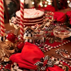 Holiday|Table Accessories|MacKenzie-Childs Holly Holiday Beaded Runner