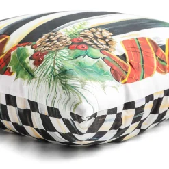 Holiday|Pillows, Throws, & Cushions|MacKenzie-Childs Holly Stripe Throw Pillow