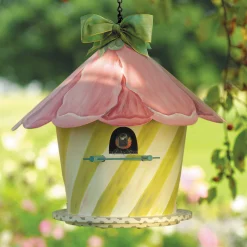 Spring|Outdoor|MacKenzie-Childs Hollyhock Birdhouse