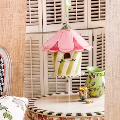 Spring|Outdoor|MacKenzie-Childs Hollyhock Birdhouse