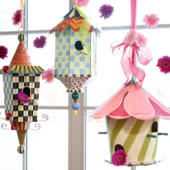 Spring|Outdoor|MacKenzie-Childs Hollyhock Birdhouse