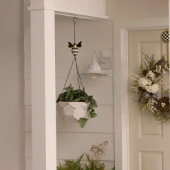 Spring|Greenery & Florals|MacKenzie-Childs Honeycomb Hanging Planter