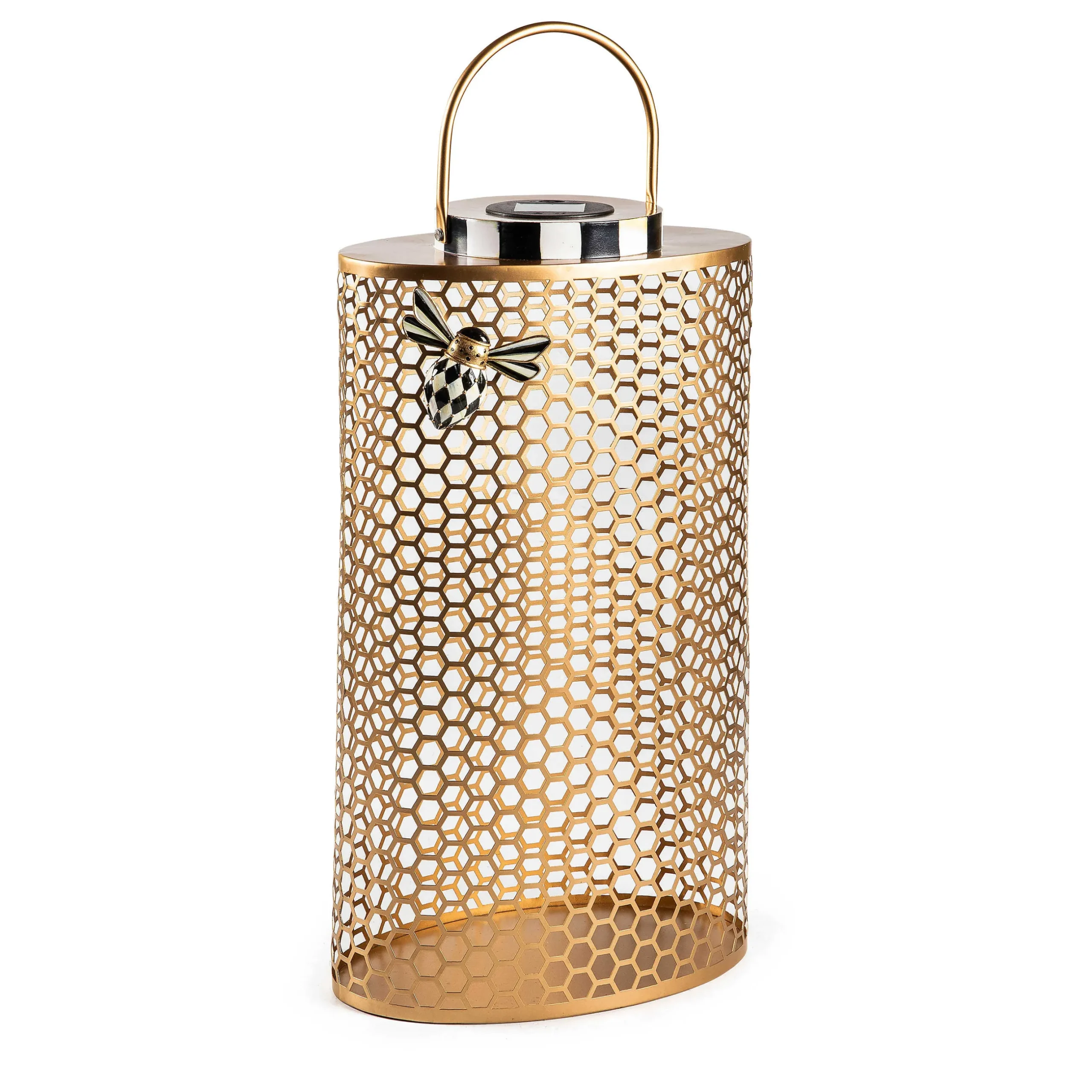 Spring|The Fall Shop|MacKenzie-Childs Honeycomb Large Tin Solar Lantern