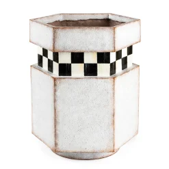 Spring|Greenery & Florals|MacKenzie-Childs Honeycomb Outdoor Planter