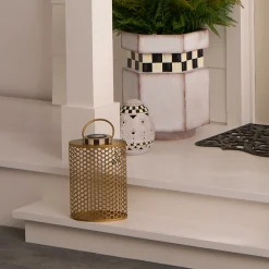 Spring|The Fall Shop|MacKenzie-Childs Honeycomb Small Tin Solar Lantern