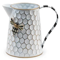 Spring|Greenery & Florals|MacKenzie-Childs Honeycomb Tin Watering Can