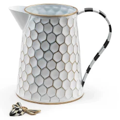 Spring|Greenery & Florals|MacKenzie-Childs Honeycomb Tin Watering Can
