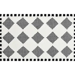Rugs|MacKenzie-Childs Houndstooth Check Diamond 2'3 x 3'9 Rug