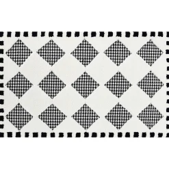 Rugs|MacKenzie-Childs Houndstooth Check Diamond 2'3 x 3'9 Rug