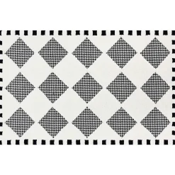 Rugs|MacKenzie-Childs Houndstooth Check Diamond 3' x 5' Rug