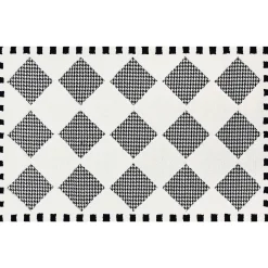 Rugs|MacKenzie-Childs Houndstooth Check Diamond 3' x 5' Rug