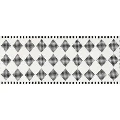 Rugs|MacKenzie-Childs Houndstooth Check Diamond 2'6 x 8' Runner