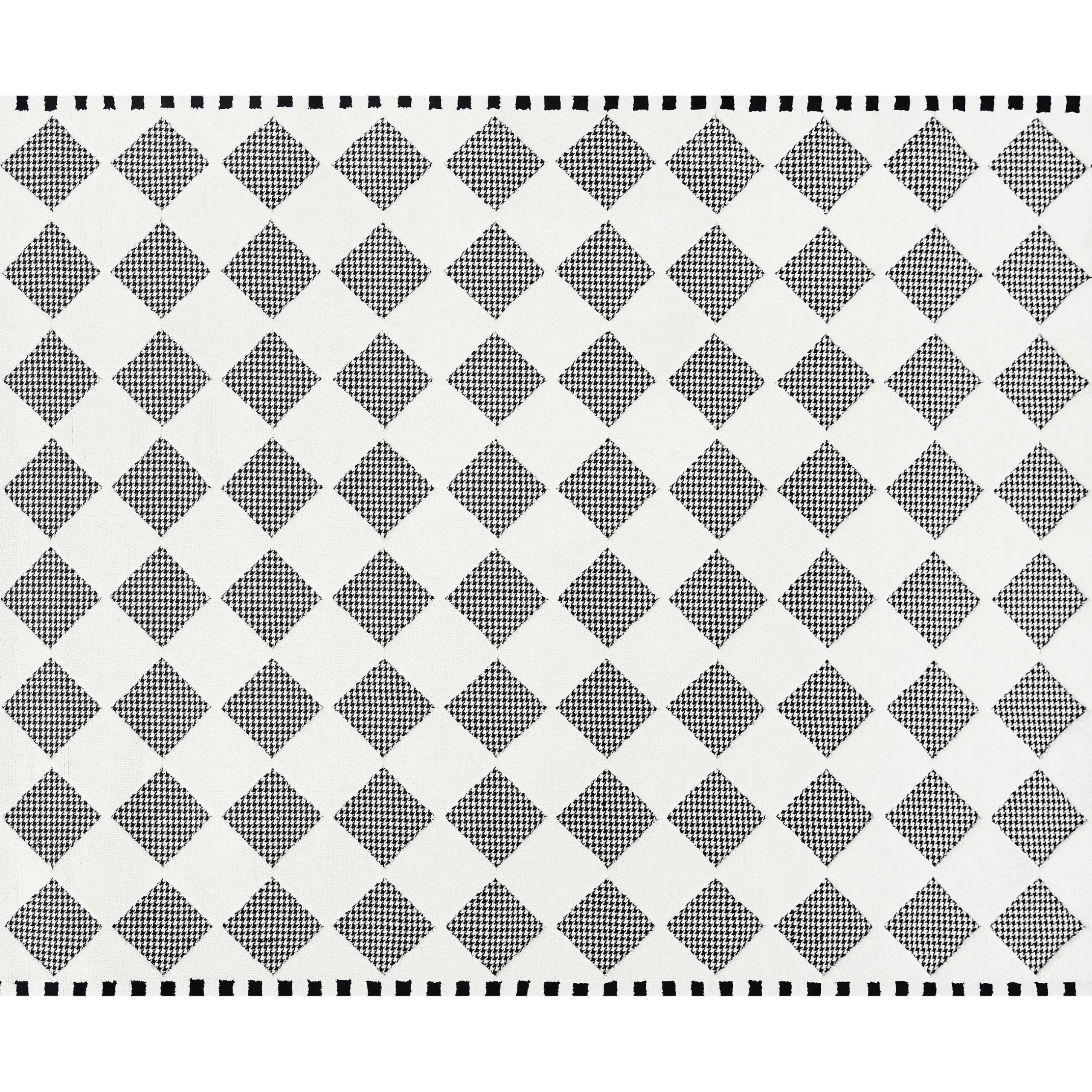 Rugs|MacKenzie-Childs Houndstooth Check Diamond 8' x 10' Rug