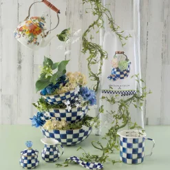 Spring|Kitchen & Table Linens|MacKenzie-Childs Hydrangea Tea Kettle Dish Towel