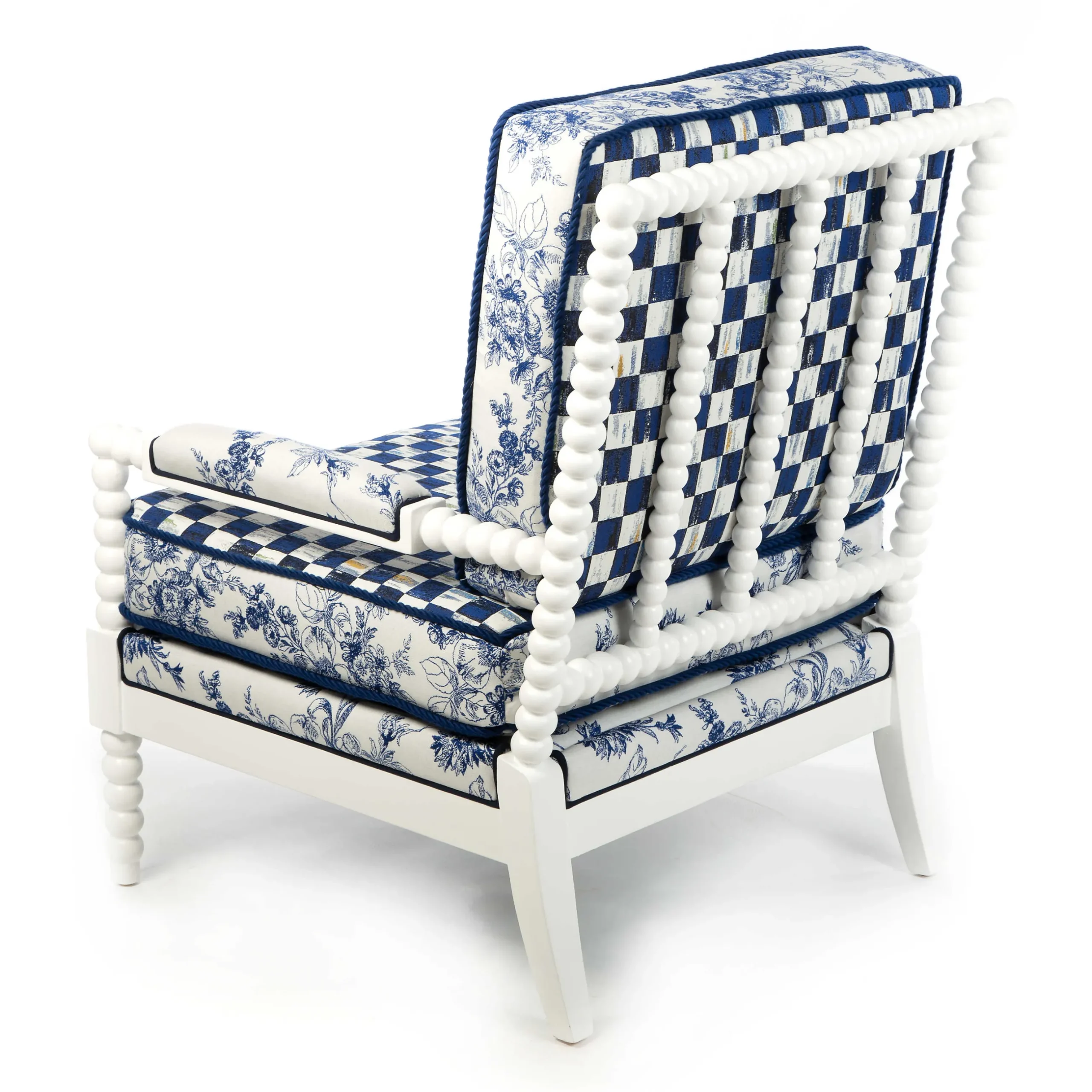 Outdoor|Spring|MacKenzie-Childs Indigo Villa Outdoor Chair
