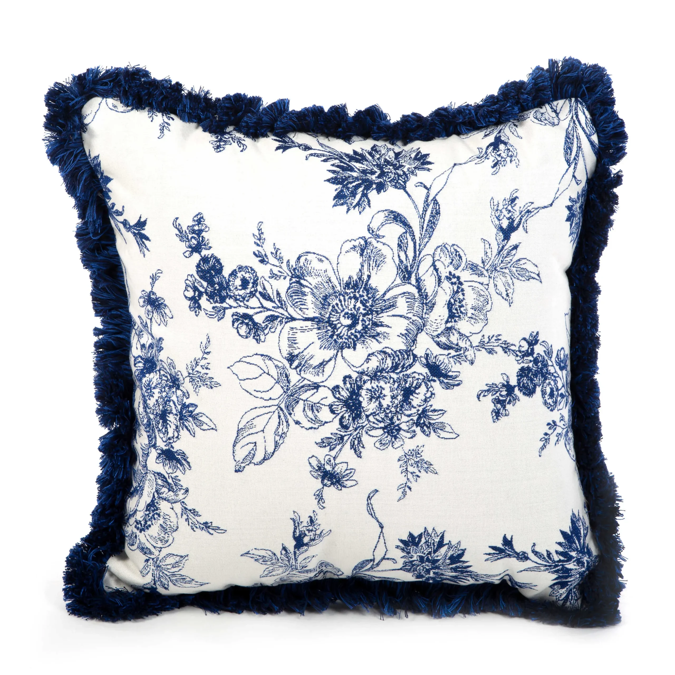 Pillows, Throws, & Cushions|Outdoor|MacKenzie-Childs Indigo Villa Outdoor Throw Pillow