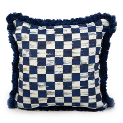 Pillows, Throws, & Cushions|Outdoor|MacKenzie-Childs Indigo Villa Outdoor Throw Pillow