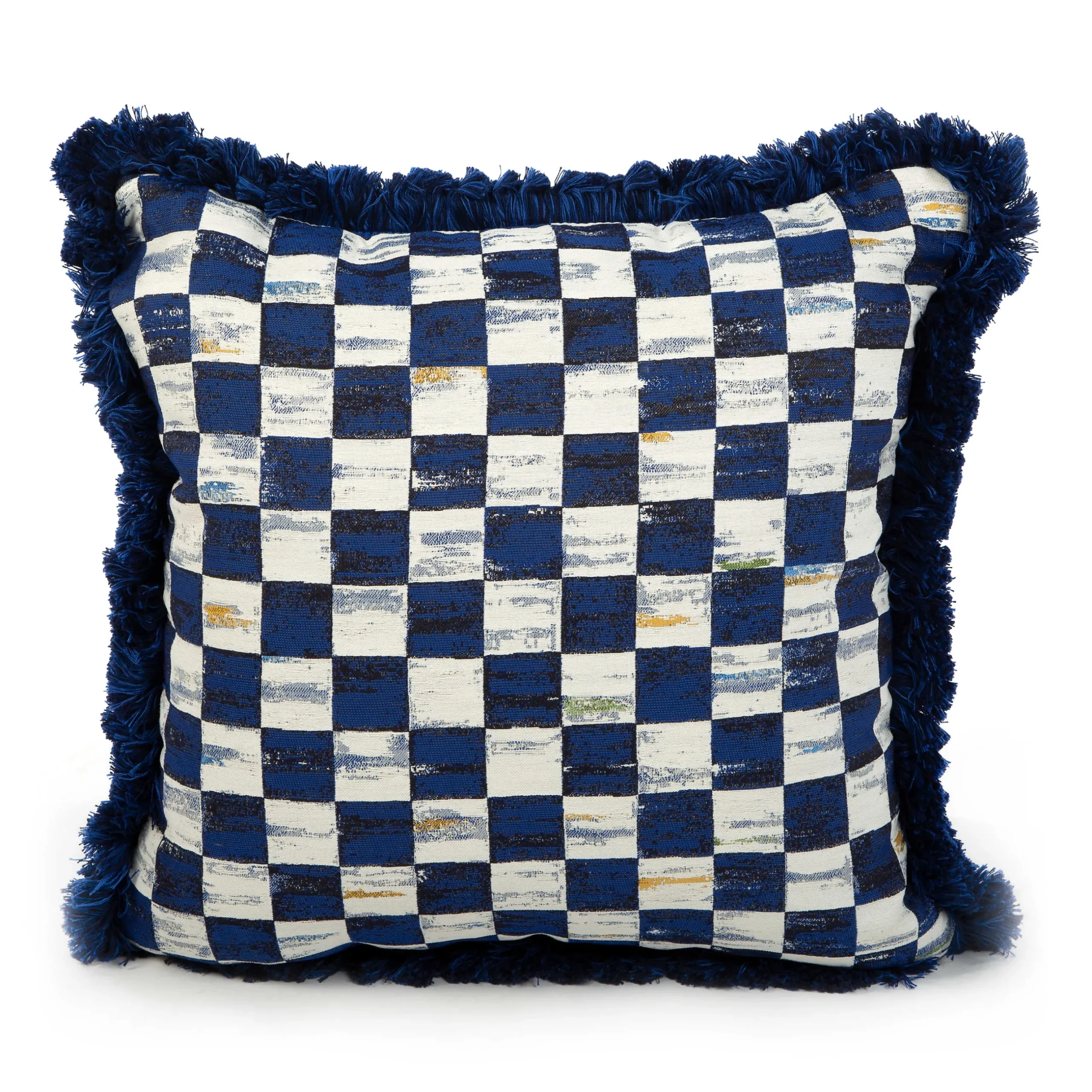 Pillows, Throws, & Cushions|Outdoor|MacKenzie-Childs Indigo Villa Outdoor Throw Pillow
