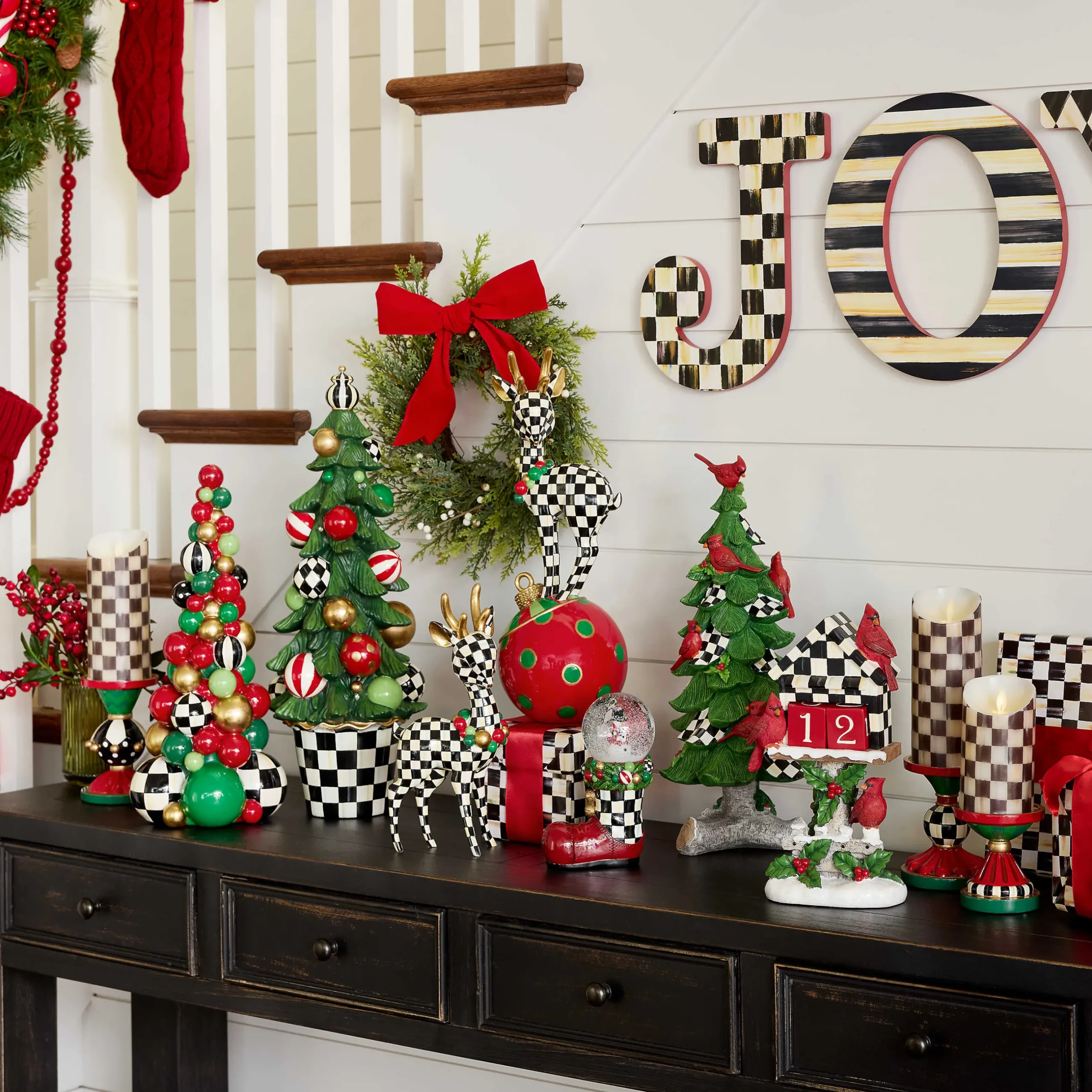 Holiday|Room Accents|MacKenzie-Childs Jolly Holiday Illuminated Tree