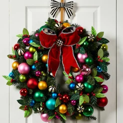 Holiday|Greenery & Florals|MacKenzie-Childs Jubilee Wreath