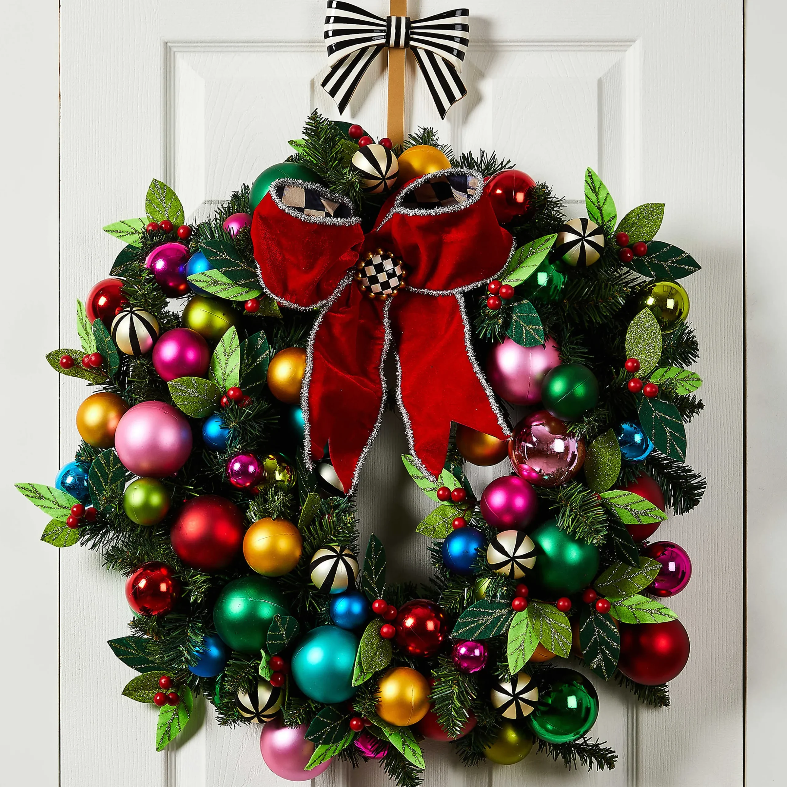 Holiday|Greenery & Florals|MacKenzie-Childs Jubilee Wreath