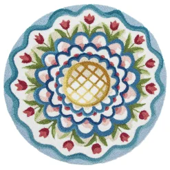 Spring|Rugs|MacKenzie-Childs King Ferry 3' Round Rug