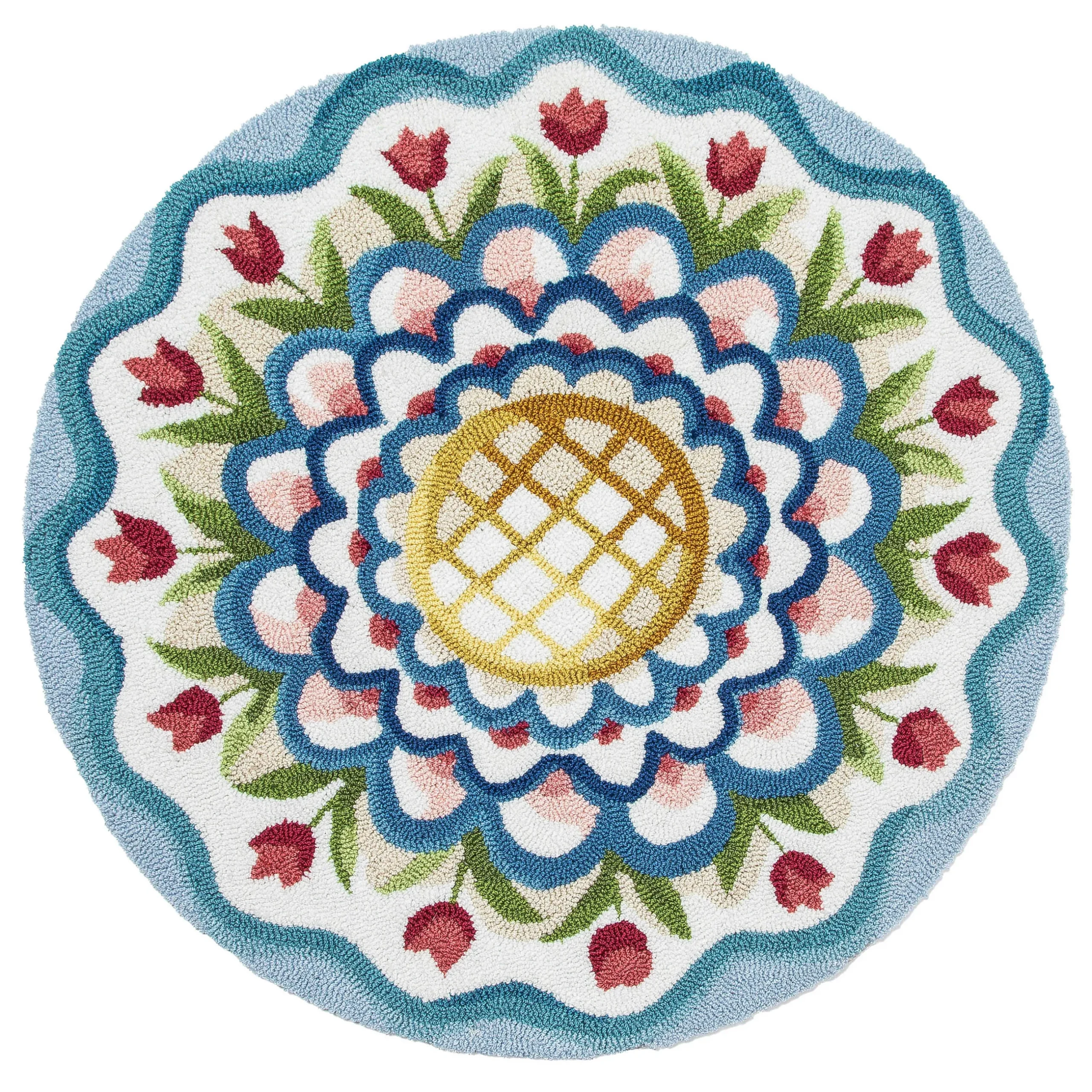 Spring|Rugs|MacKenzie-Childs King Ferry 3' Round Rug