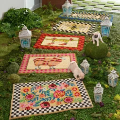 Spring|Outdoor|MacKenzie-Childs Kira's Garden Entrance Mat