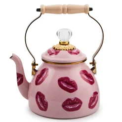 Fall Entertaining|Tea Kettles|MacKenzie-Childs Kiss Me 2 Quart Tea Kettle