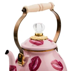 Fall Entertaining|Tea Kettles|MacKenzie-Childs Kiss Me 2 Quart Tea Kettle