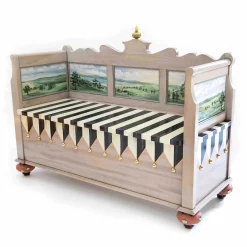 Storage Furniture|Entryway Furniture|MacKenzie-Childs Landscape Blanket Bench